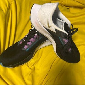 🚨🚨Nike Zoom Pegasus 38 Black Metallic White Fuchsia CW7356-003⏰⏰ Last Chance